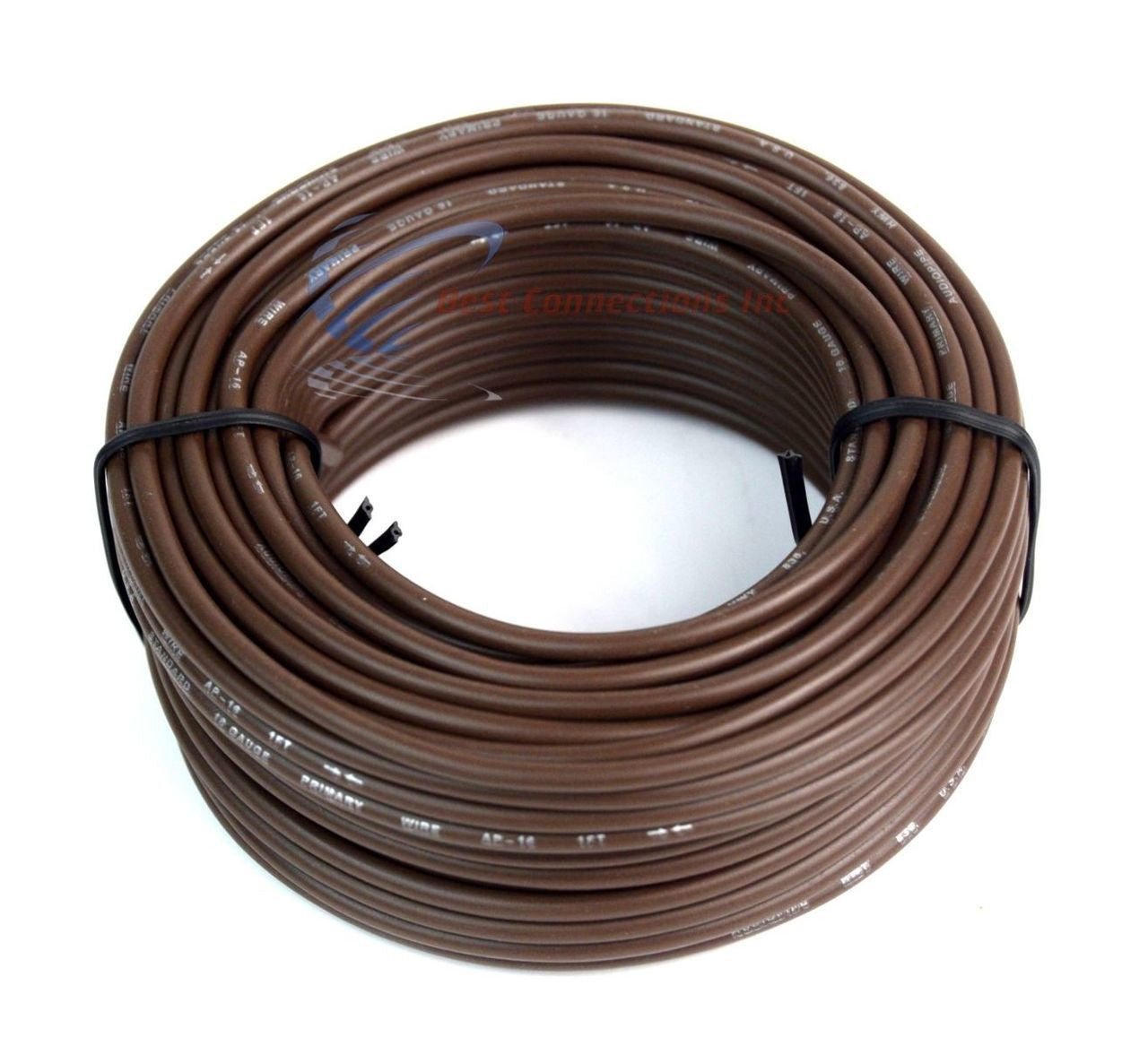 BEST CONNECTIONS 16 Gauge Automotive Primary Wire Durable Primary/Remote Power/Ground Electrical Wiring for Automotive Speaker Lighting Circuits (50 Feet, 7 Rolls)
