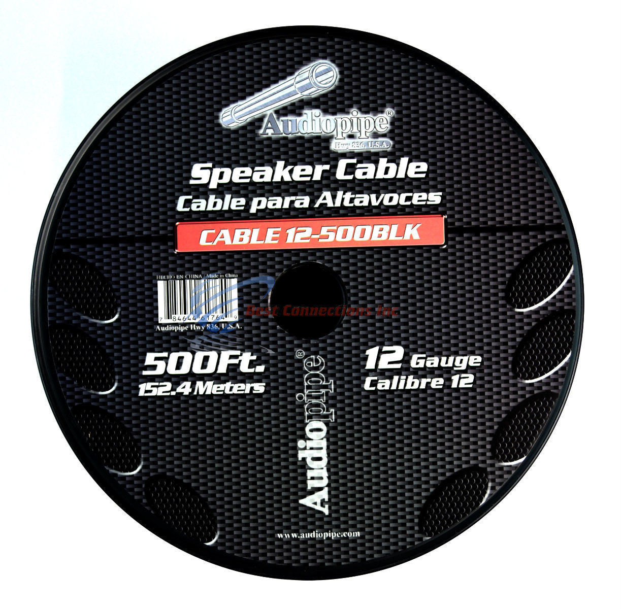 500' Feet 12 Gauge Red Black Speaker Wire Home Car Zip Cord Copper Mix Stranded