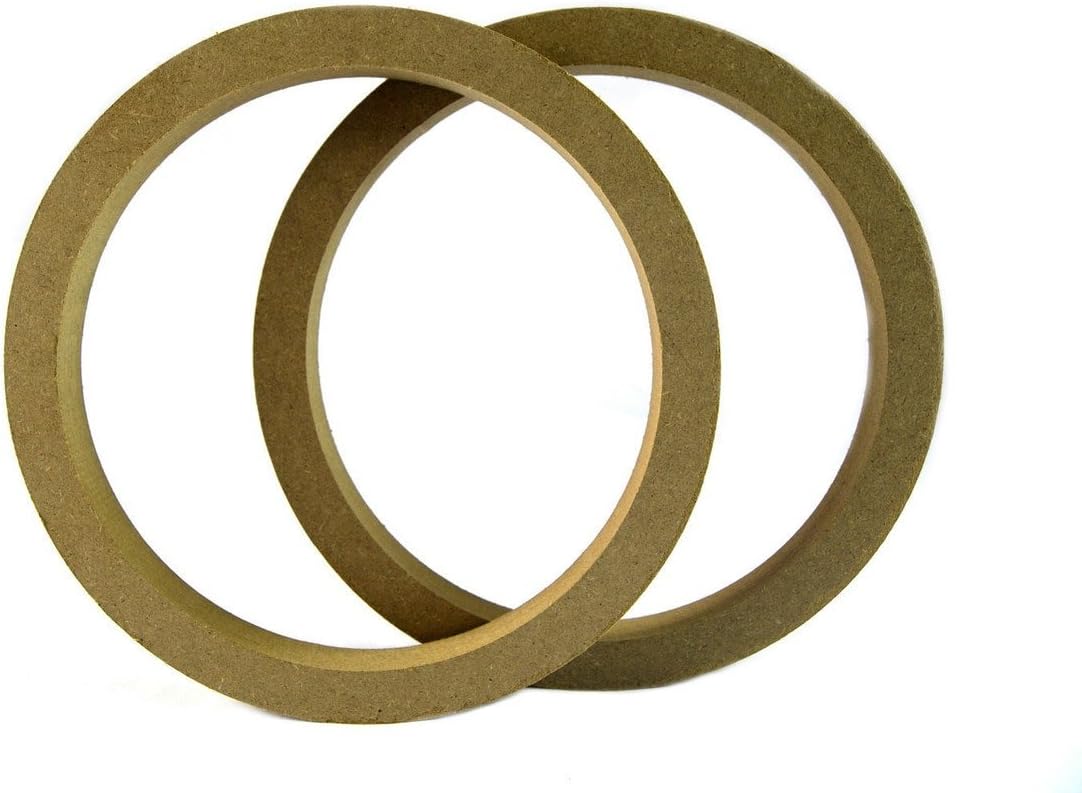 Pipeman's Installation Solution 8" MDF Speaker Mounting Spacer Rings for Fiberglass 8 Rings