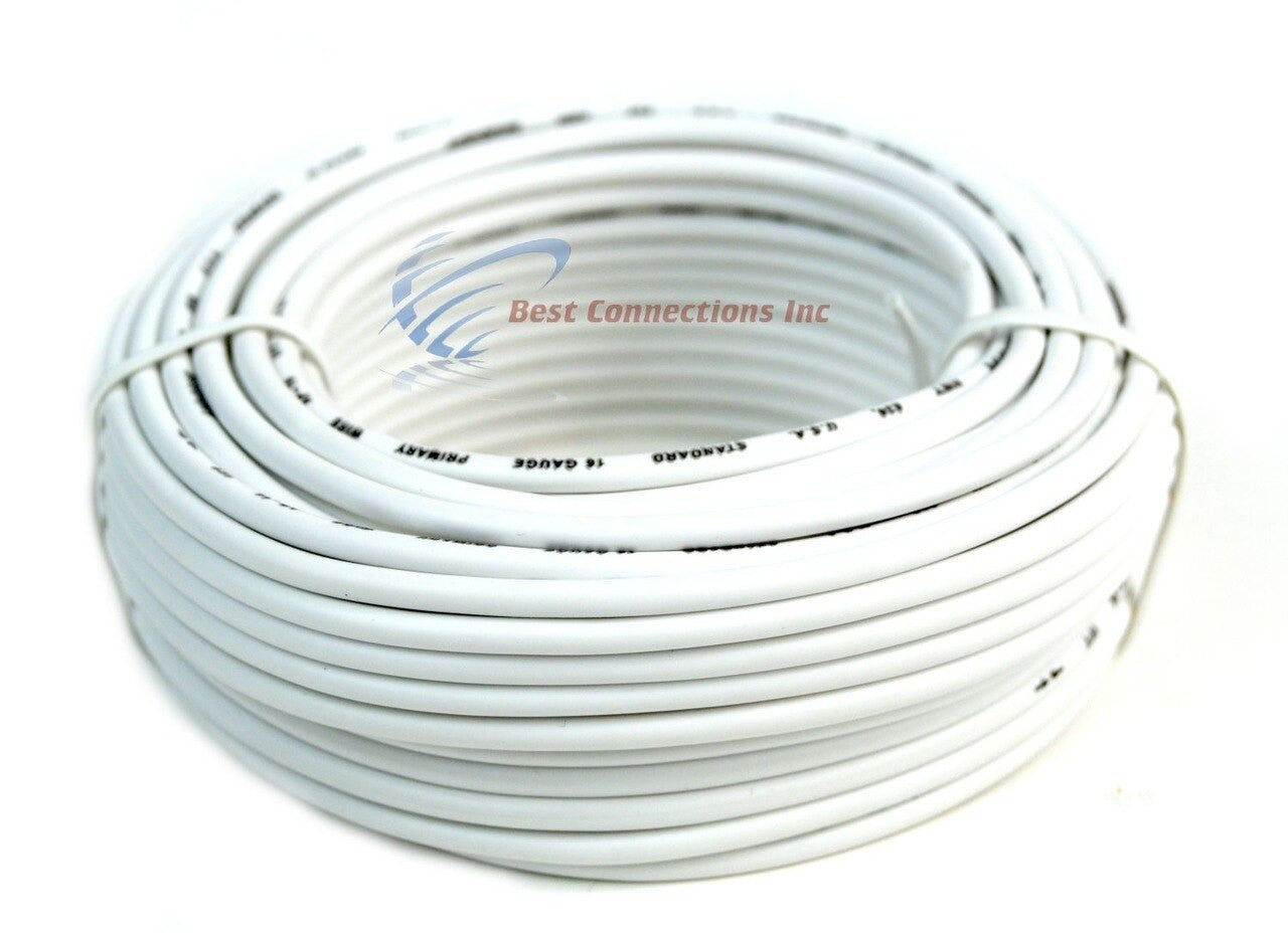 BEST CONNECTIONS 16 Gauge Automotive Primary Wire Durable Primary/Remote Power/Ground Electrical Wiring for Automotive Speaker Lighting Circuits (50 Feet, 7 Rolls)