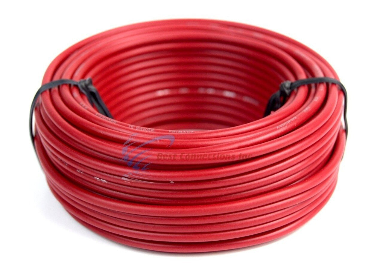 BEST CONNECTIONS 16 Gauge Automotive Primary Wire Durable Primary/Remote Power/Ground Electrical Wiring for Automotive Speaker Lighting Circuits (50 Feet, 7 Rolls)