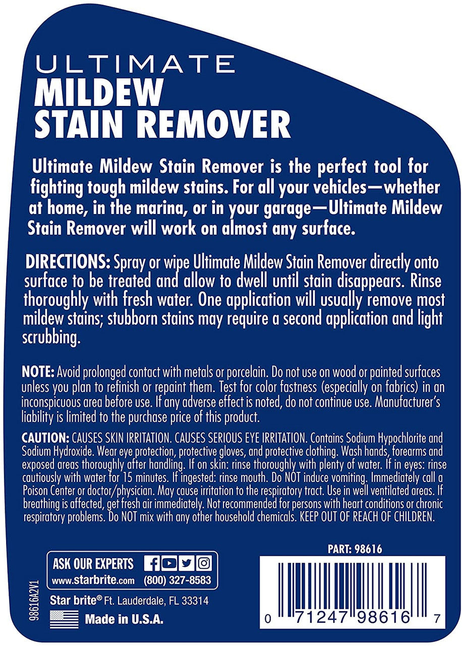Star brite Ultimate Mildew Stain Removing Gel - 16 oz