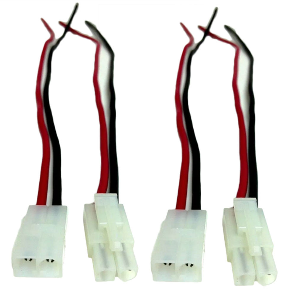 10 Pack 14 Gauge 2 Pin Male/Female Terminals Quick Disconnect Harness Polarized Wire Auto Solar