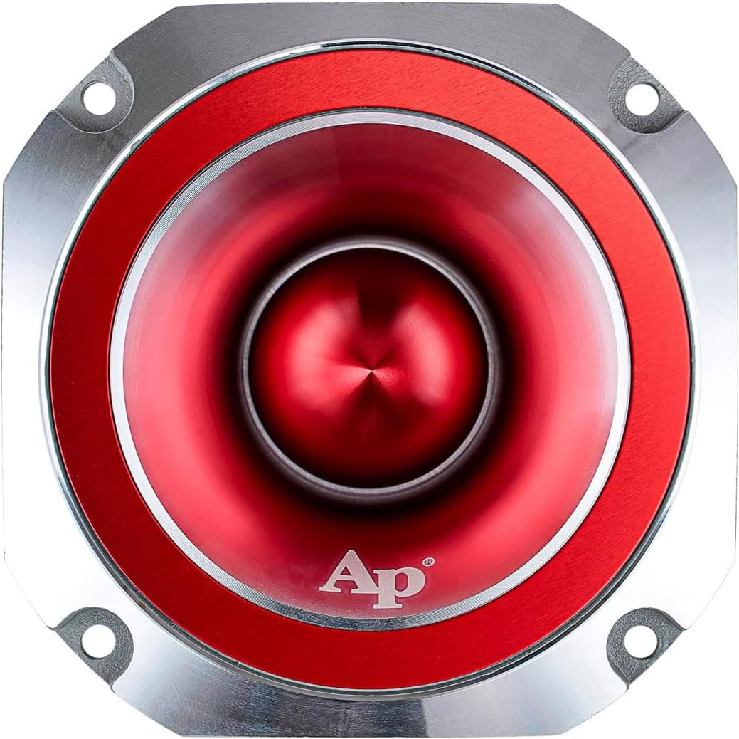 Audiopipe ATR-4053 Heavy Duty Red Eye Candy Super Bullet Tweeter 400W 4-8 Ohm Pro Audio Car Audio (Red)