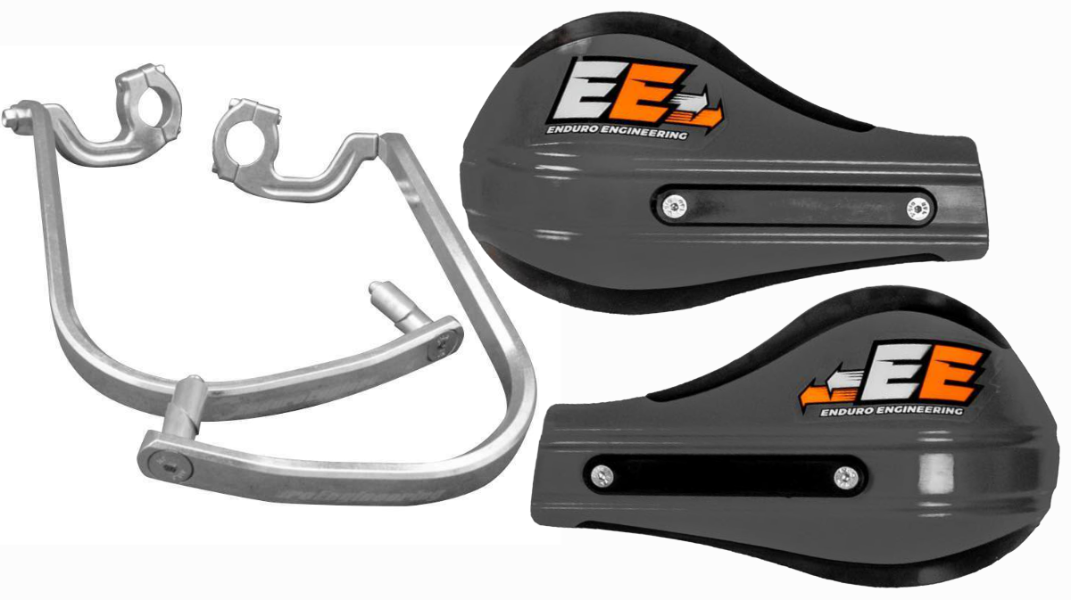 Enduro Engineering EVO 2 Grey Debris Deflectors for 7/8" Bars 50-5232S / 51-227