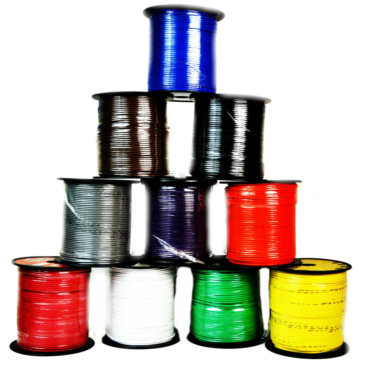 Audiopipe 18 Gauge Car Audio Primary Wire (500ft–6 Rolls)– Remote, Power/Ground Electrical