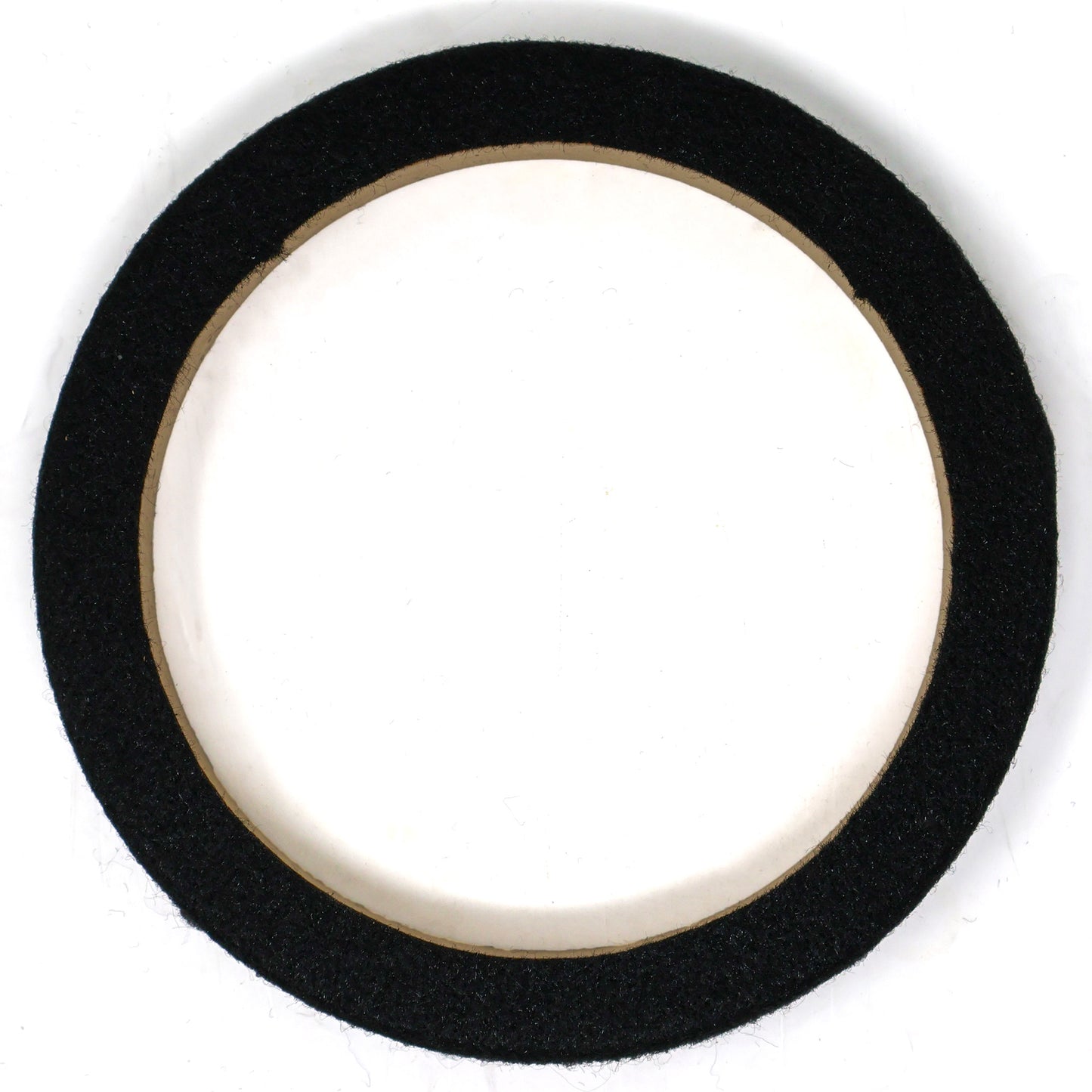 8 Pieces 6.5 Inch MDF Wood Speaker Spacer Rings with Black Carpet 4 Pair