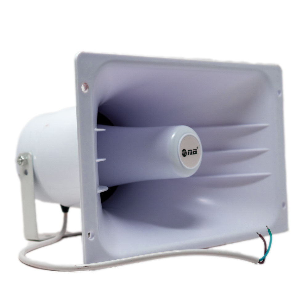 PA Power Horn Speaker 40W RMS Indoor Outdoor 80 Watt Max Power 2 PACK