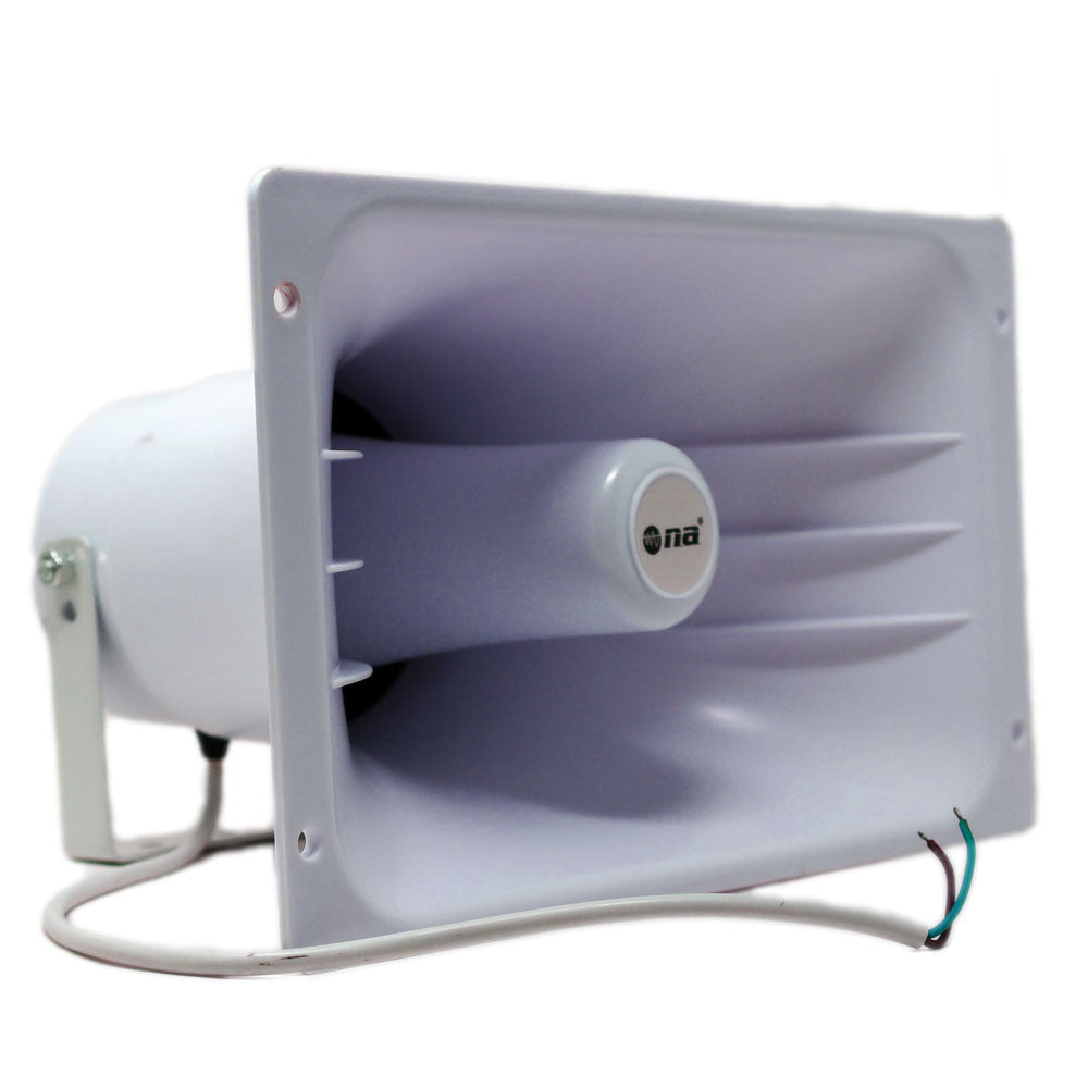PA Power Horn Speaker 40W RMS Indoor Outdoor 80 Watt Max Power 2 PACK