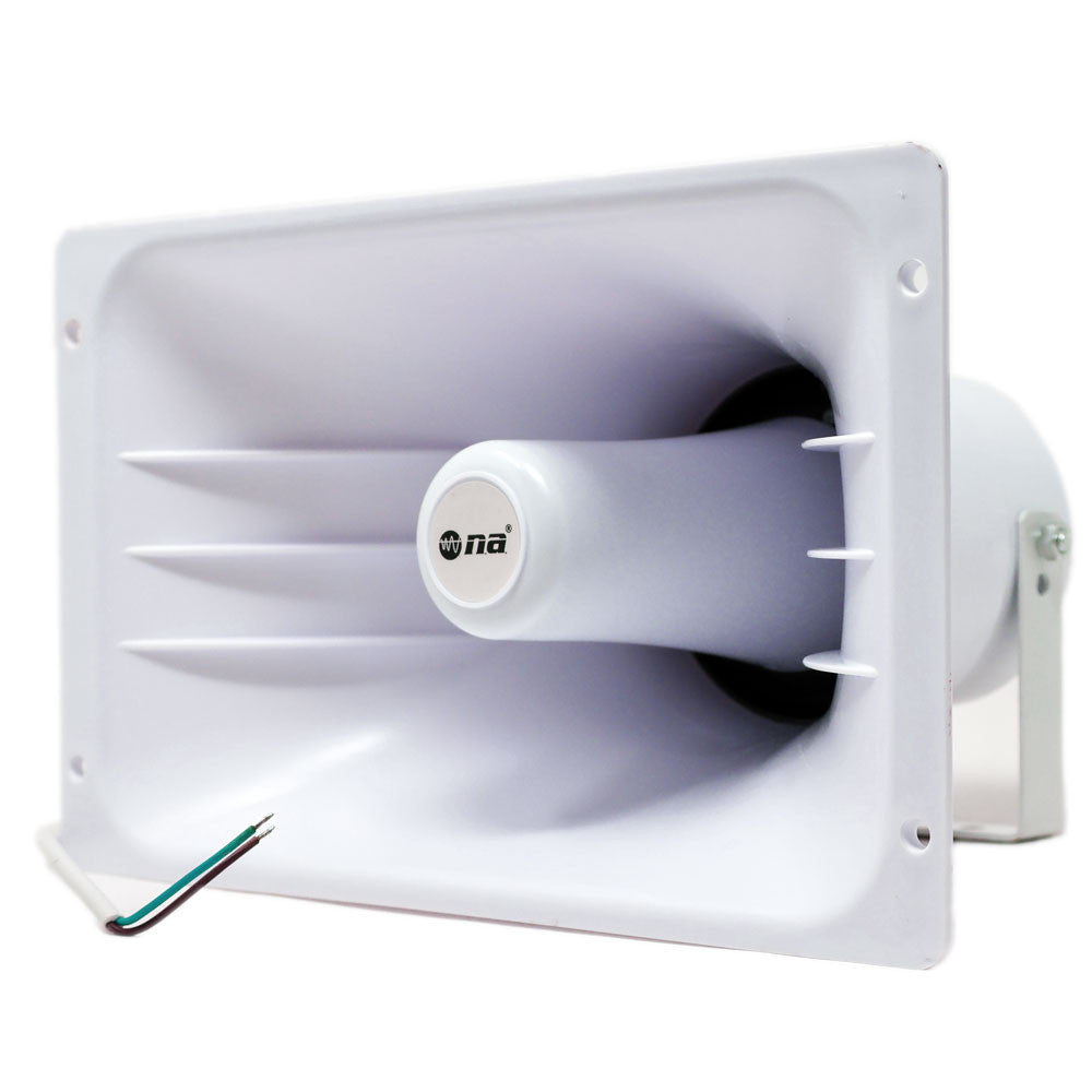 PA Power Horn Speaker 40W RMS Indoor Outdoor 80 Watt Max Power 2 PACK