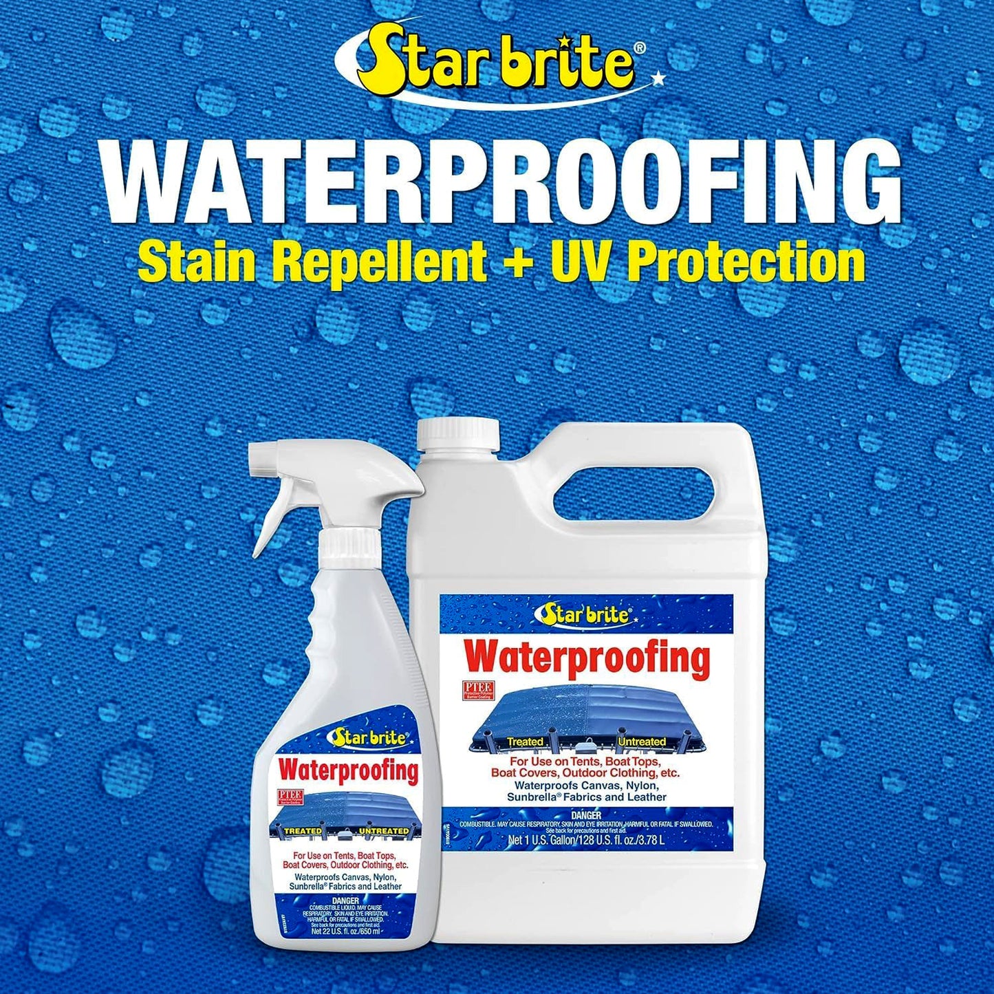 Waterproofing With PTEF 22oz Marine Fabric Cleaning Supply Star Brite 81922