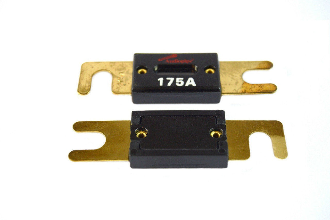 Audiopipe 4 Pack 175 Amp ANL Fuses Gold Plated Blister Pack Car Audio Stereo