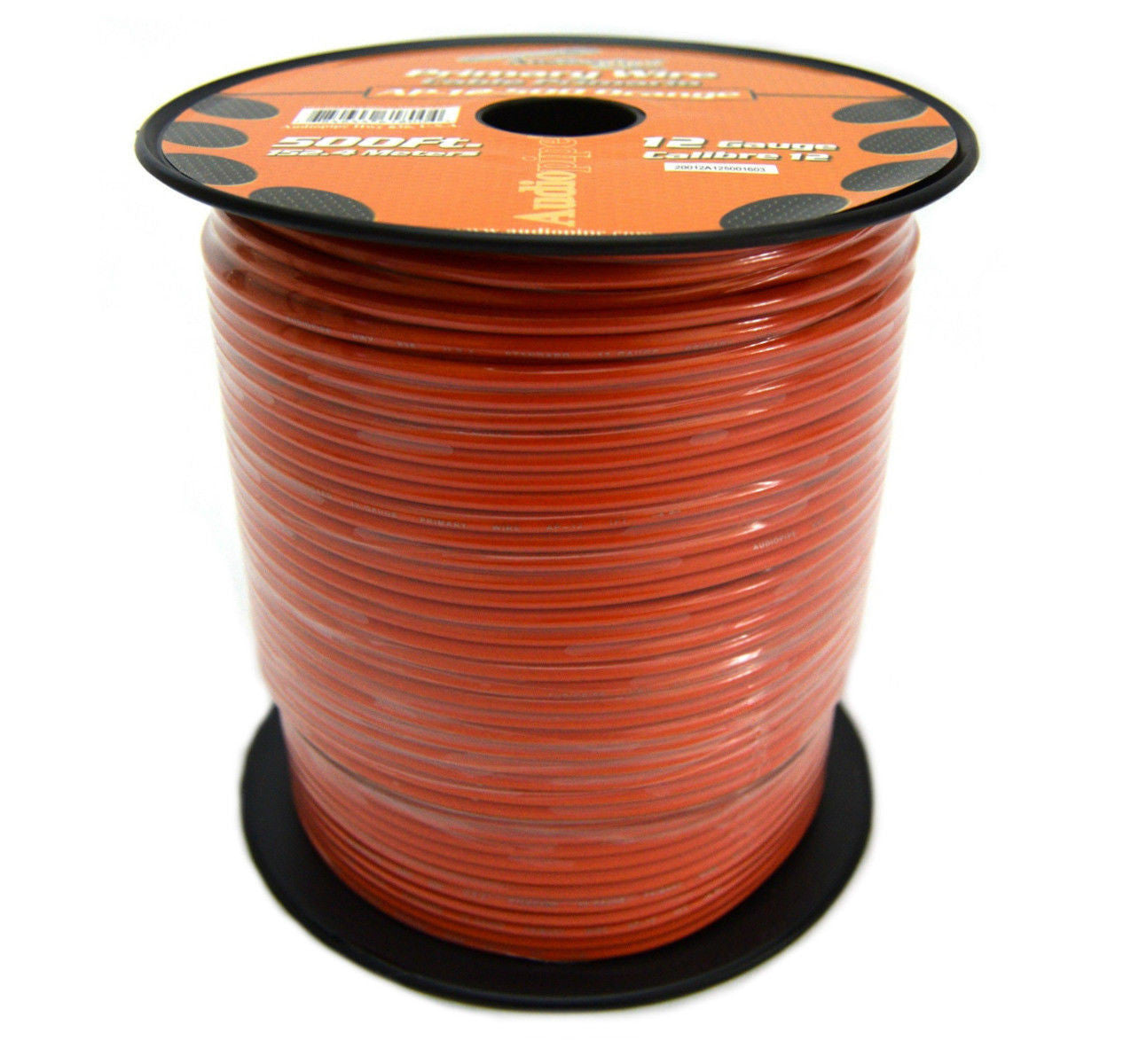 Audiopipe 12 Gauge Car Audio Primary Wire (500ft–Orange)– Remote, Power/Ground Electrical
