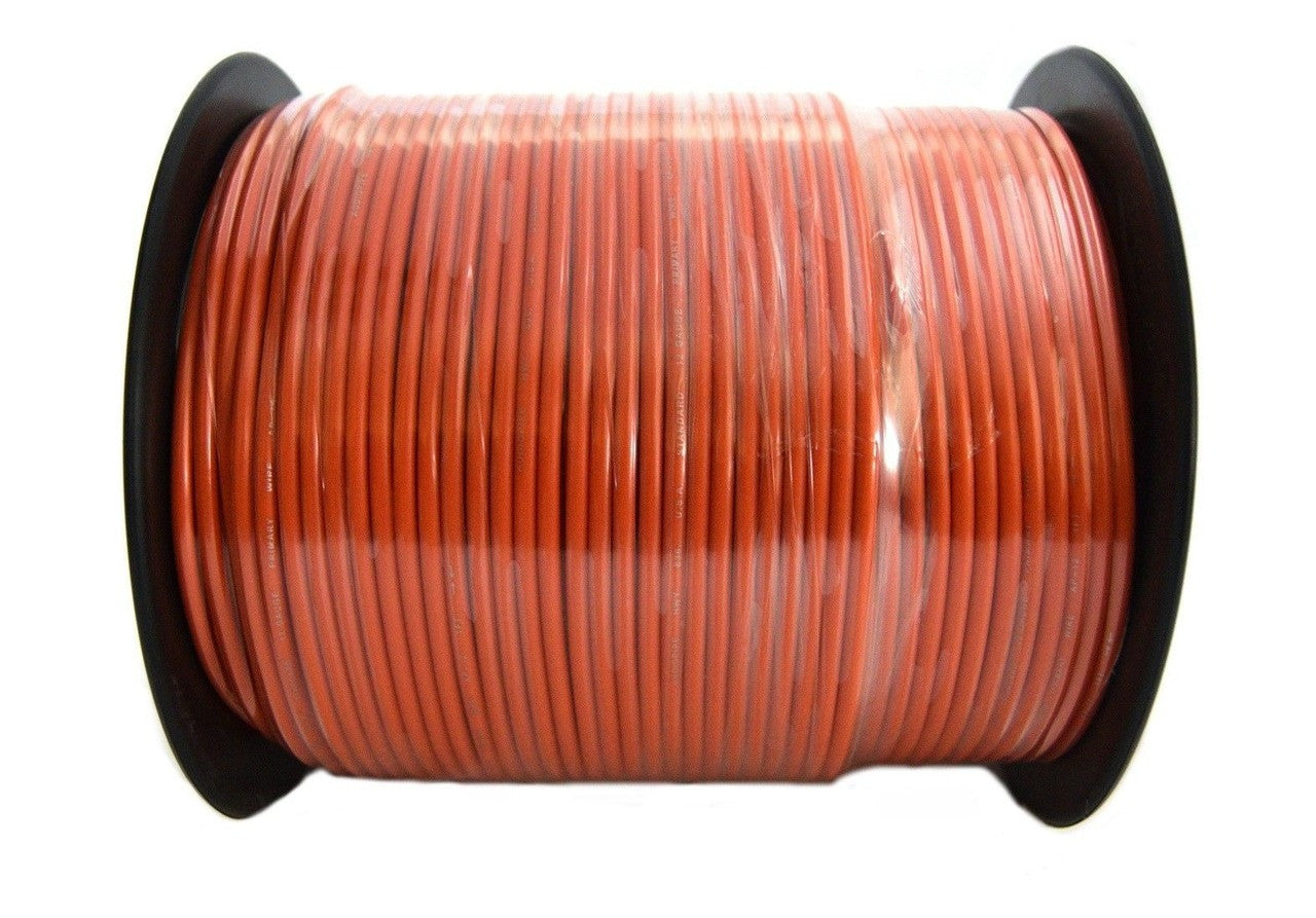 Audiopipe 12 Gauge Car Audio Primary Wire (500ft–Orange)– Remote, Power/Ground Electrical