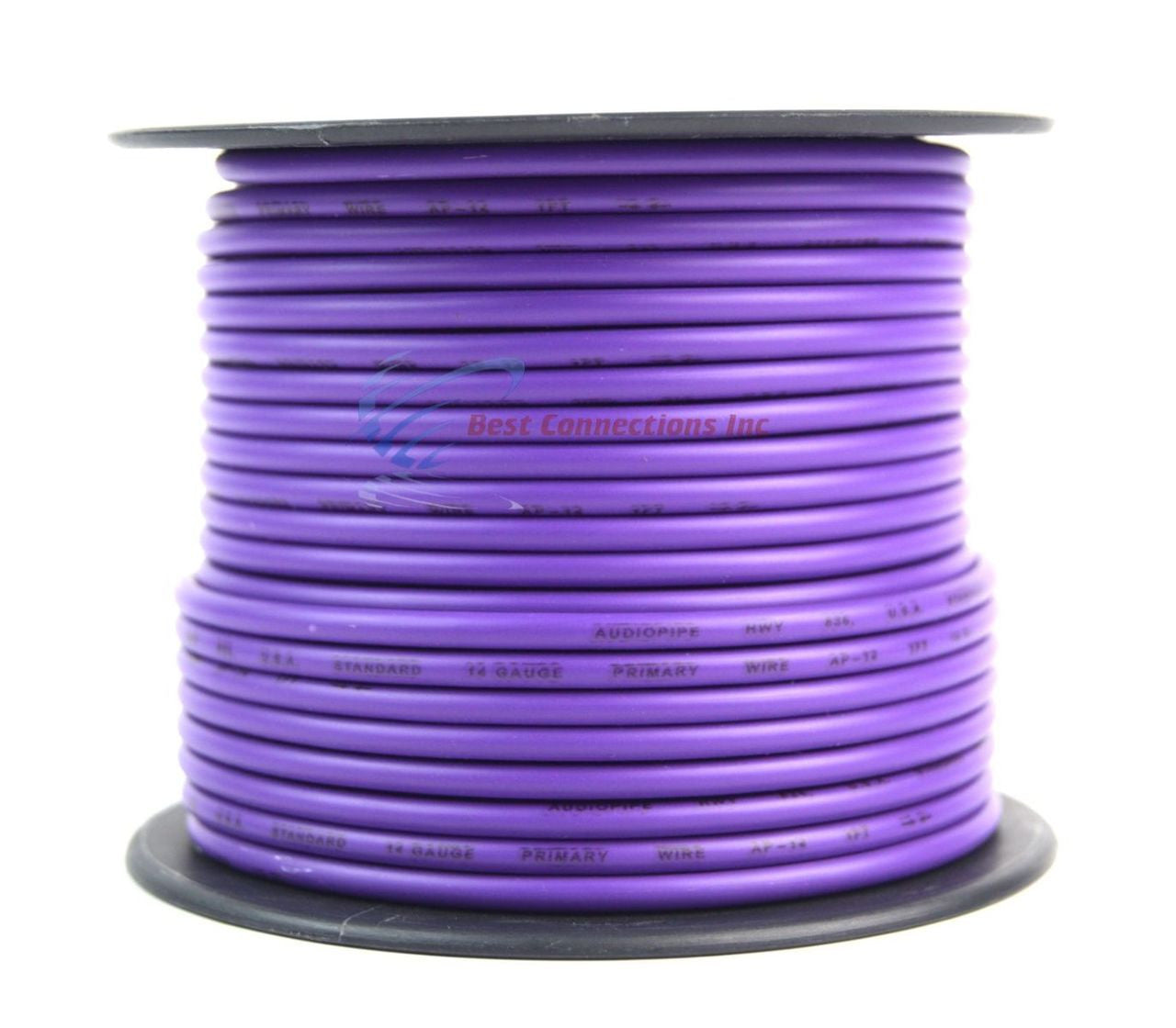 14 Gauge Car Audio Primary Wire (100ft–Purple)– Remote, Power/Ground Electrical
