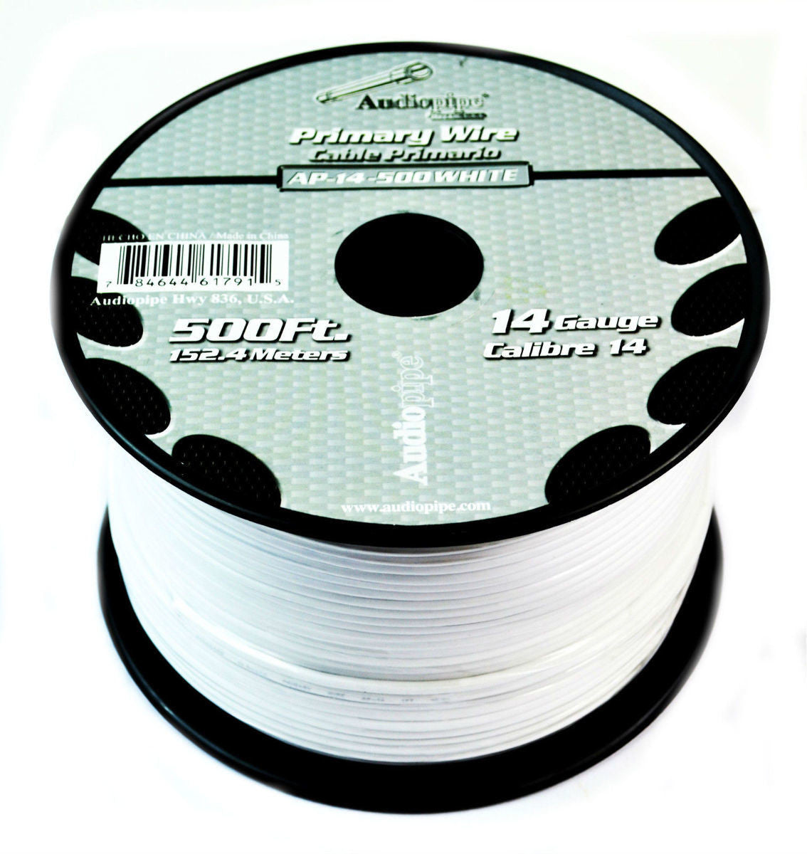8 Rolls 14 GA 500' each Audiopipe Car Audio Home Primary Remote Wire