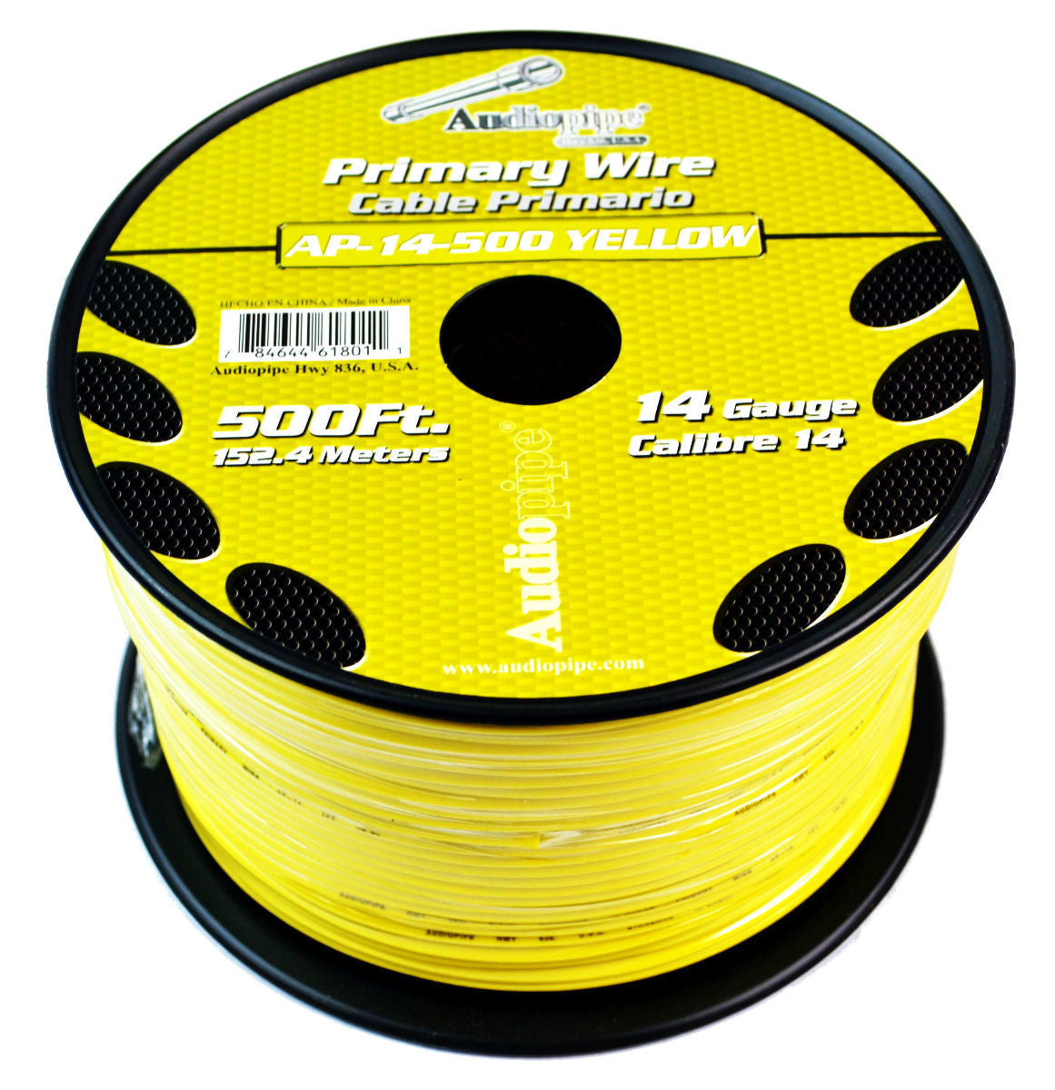 8 Rolls 14 GA 500' each Audiopipe Car Audio Home Primary Remote Wire