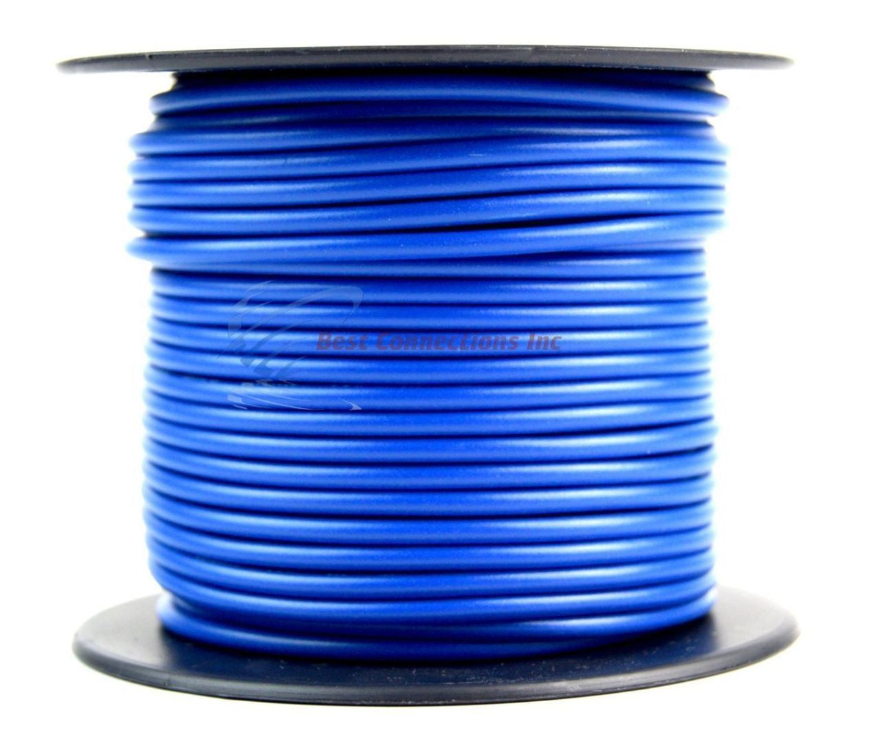 16 Gauge Car Audio Primary Wire (100ft–Blue)– Remote, Power/Ground Electrical