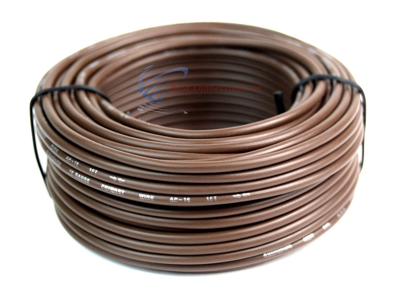 4 Way Trailer Wire Light Cable for Harness 50 FT  Each Roll 16 Gauge 4 Colors