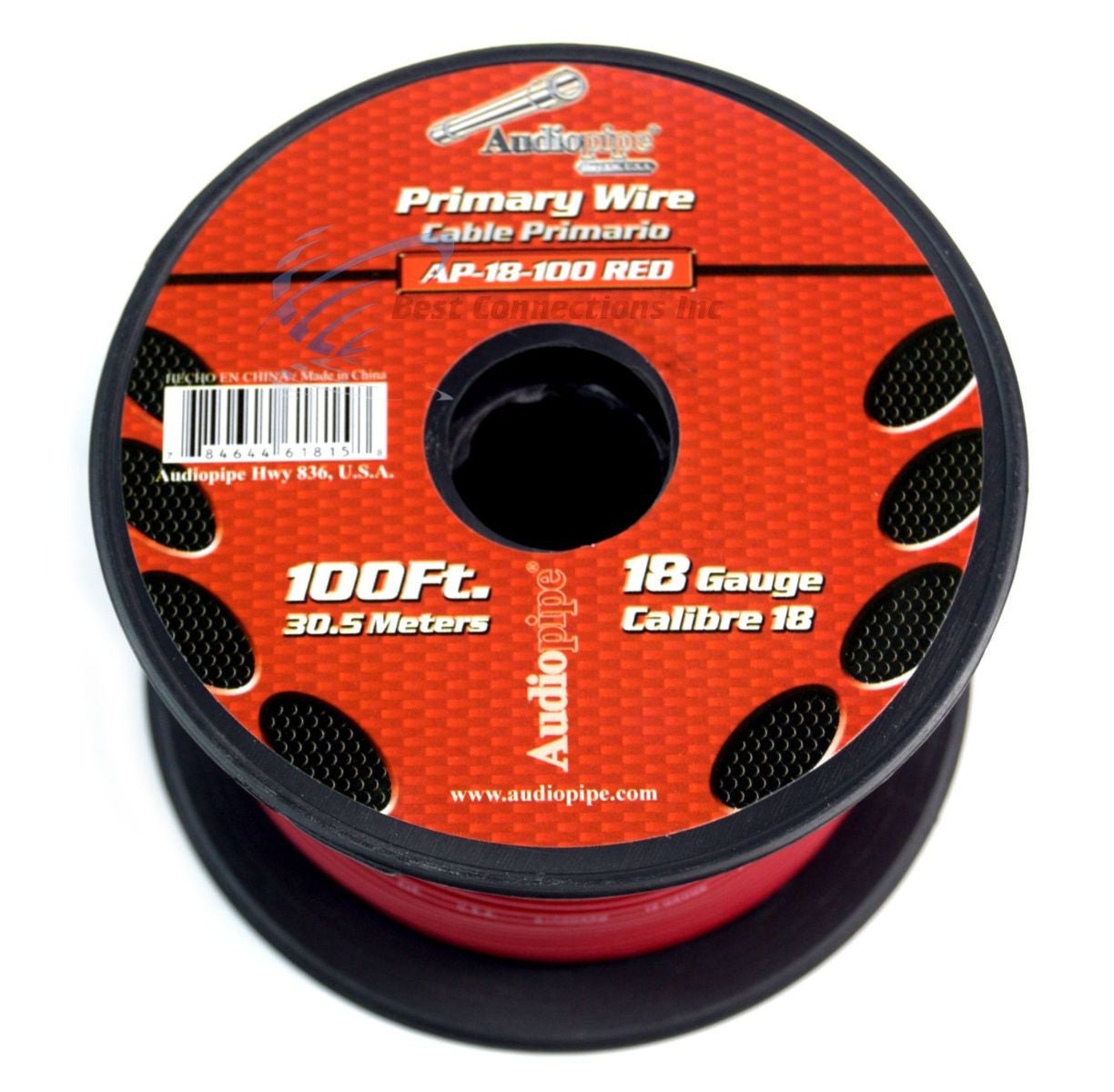 18 Ga Gauge 100 ft. Spools Primary Auto Remote Power Ground Wire Cable (4 Rolls)