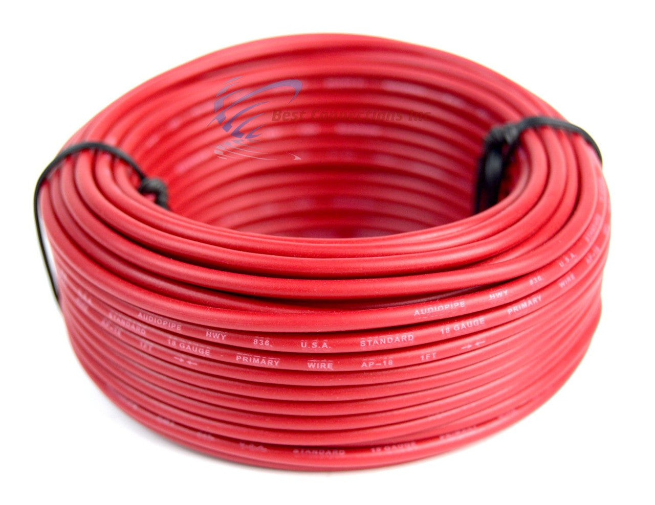 18 Gauge Car Audio Primary Wire 50ft–11 Rolls Remote, Power/Ground Electrical