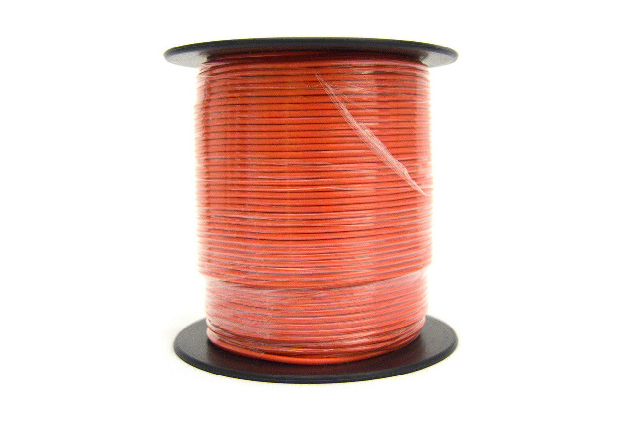 Audiopipe 18 Gauge Car Audio Primary Wire (500ft–Orange)– Remote, Power/Ground Electrical