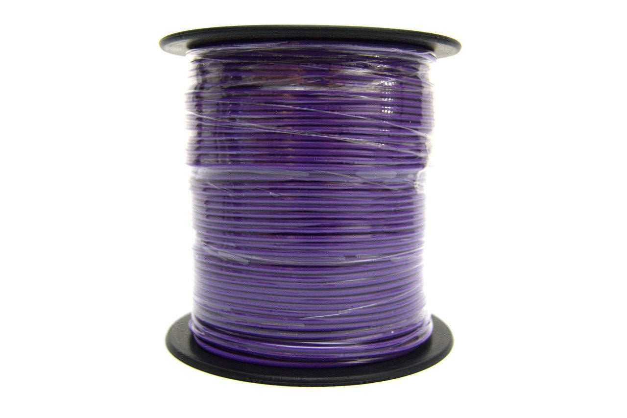 18 Gauge Car Audio Primary Wire (500ft–Purple)– Remote, Power/Ground Electrical