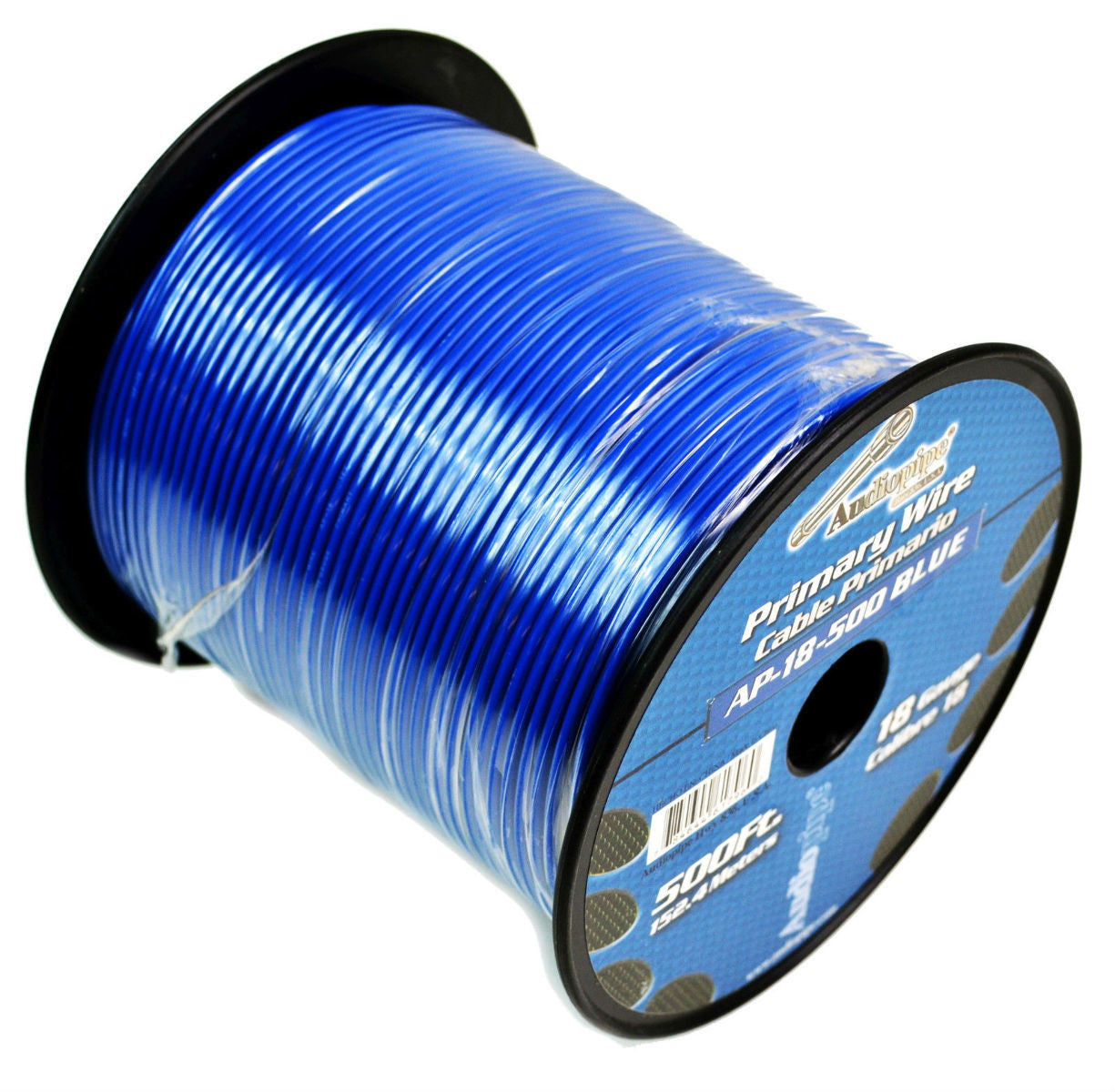 Audiopipe 18 Gauge Car Audio Primary Wire (500ft–6 Rolls)– Remote, Power/Ground Electrical