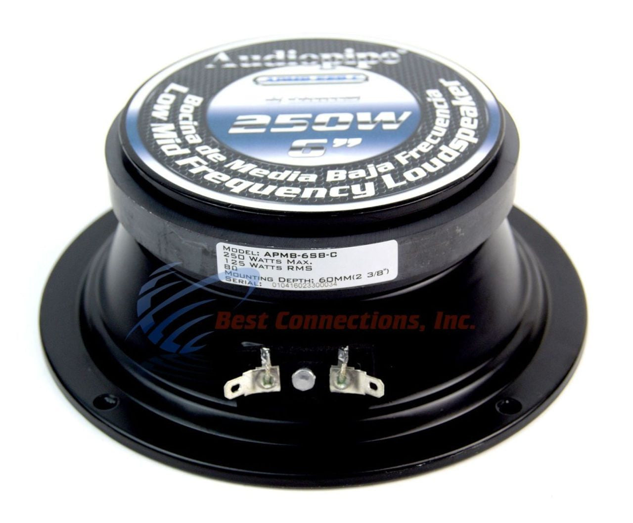 1-Pair Audioppipe 6" Sealed Back Full Range Loud Speaker Mid APMB-6SB-C