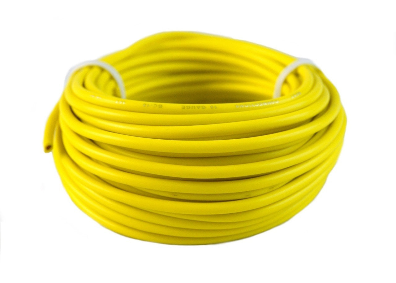 18 Gauge Car Audio Primary Wire 25ft–6 Rolls Remote, Power/Ground Electrical