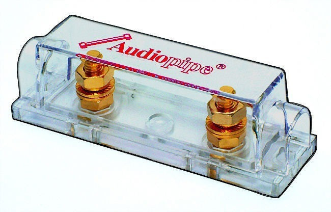 Audiopipe Heavy Duty ANL Fuse Holder Block CQ-1100 and 2 ANL 250 Amp Blade Fuses