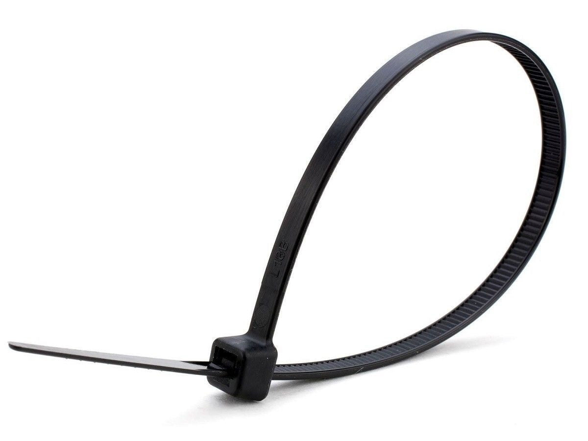 Best Connections 2000 Pieces 4" Inch Nylon Black Cable Zip Ties Straps (20 Bags of 100)
