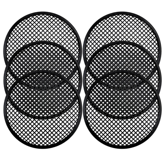 3 Pairs 15 Inch Subwoofer Metal Waffle Grills - Universal Speaker Cover Guard