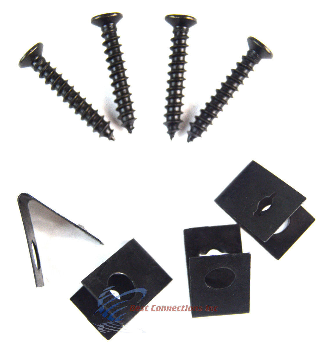 4 Pack 4.5" Inches Car Speaker Woofer Steel Mesh Grill with Speed Clips and Screws GT-4.5 4 Grills