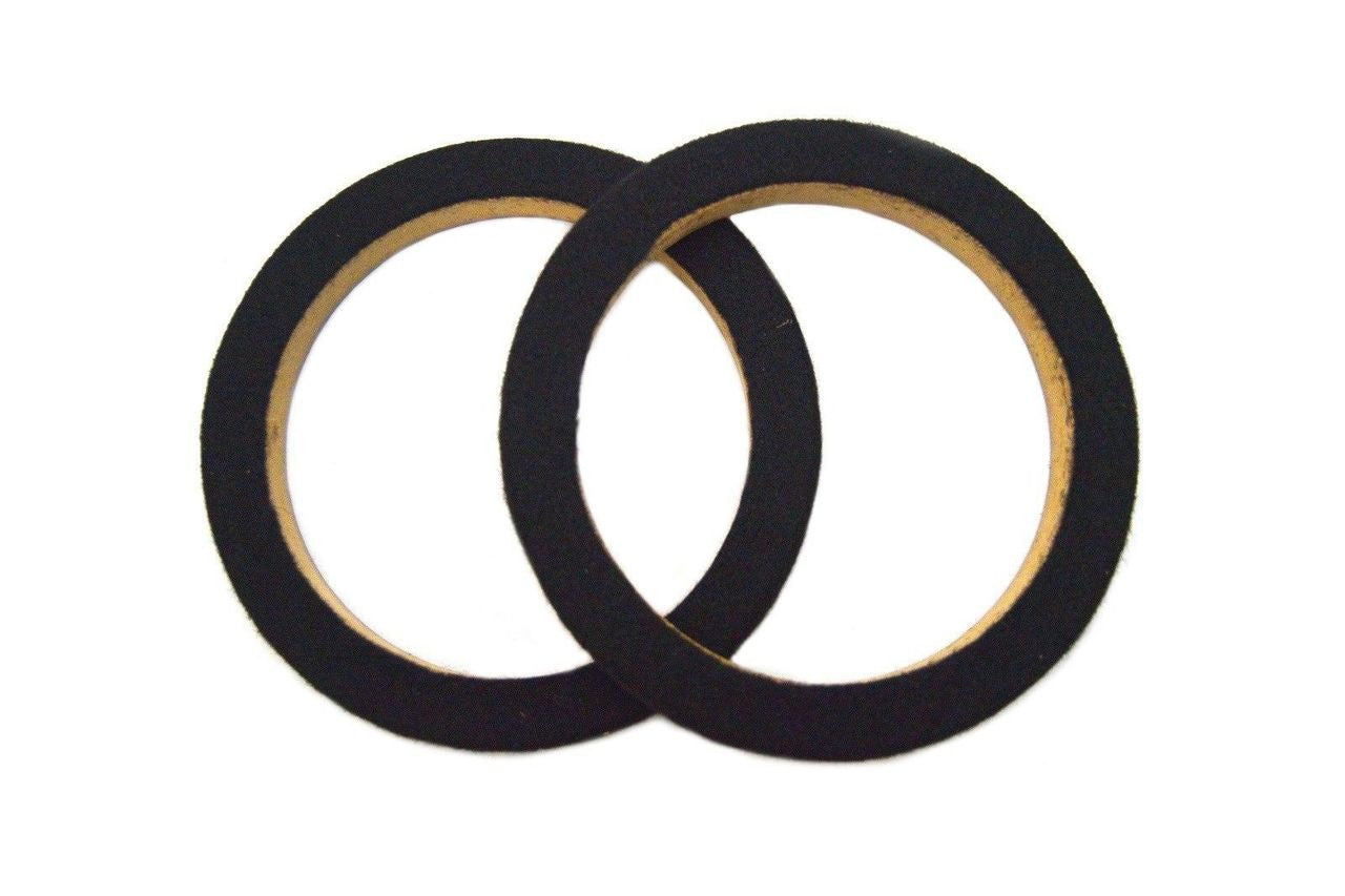 10 Pieces 6.5 Inch MDF Wood Speaker Spacer Rings with Black Carpet 5 Pair