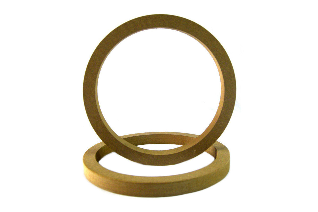 Pipeman's Installation Solution 2 Pair 12" MDF Speaker Ring RING-12R Speaker Mounting Spacer Rings 4 Pack