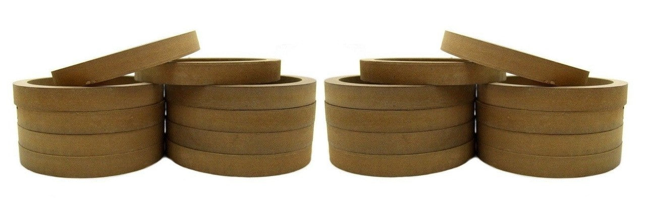 10 Pair 5.25" MDF Speaker Ring RING-5.25R Speaker Mounting Spacer Rings