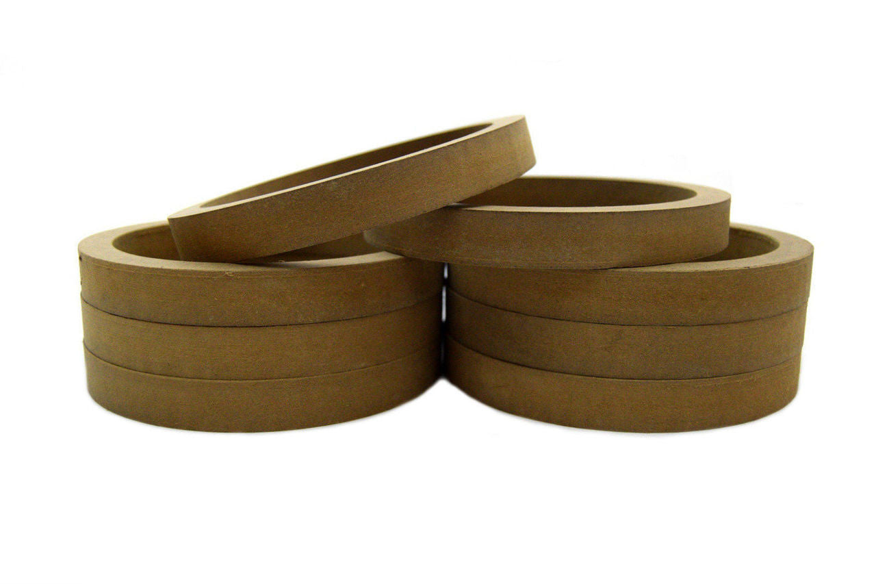 4 Pair 5.25" MDF Speaker Ring RING-5.25R Speaker Mounting Spacer Rings