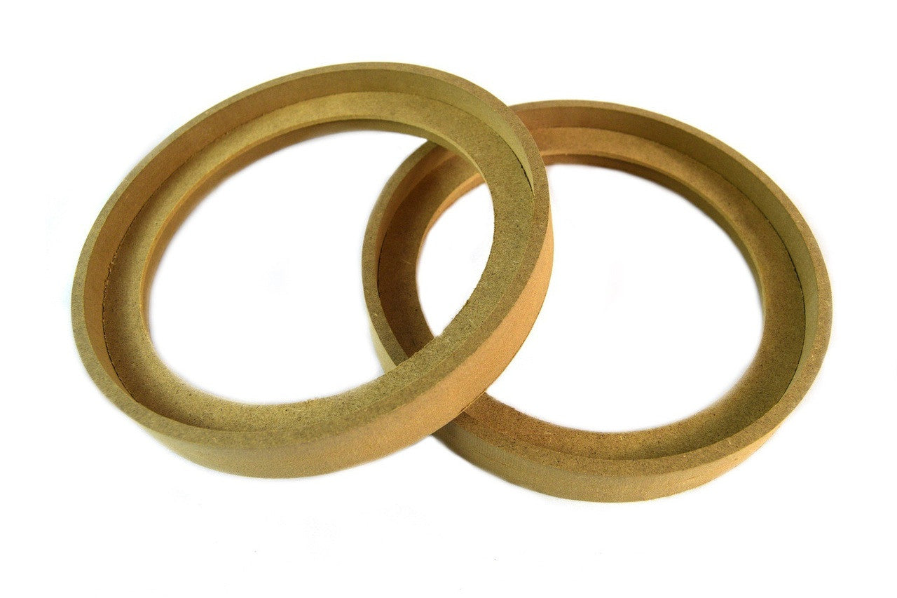 5 Pair 8" MDF Wood Speaker Ring Recess With Bezel Fiber Glass Molds
