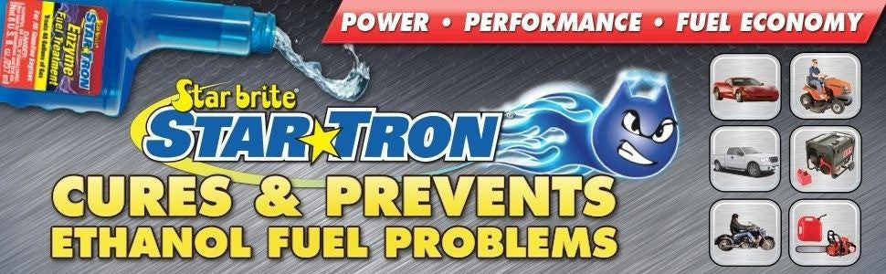 Star Brite Star Tron Enzyme Fuel Treatment 32oz Concentrated Gas Formula 12/Case
