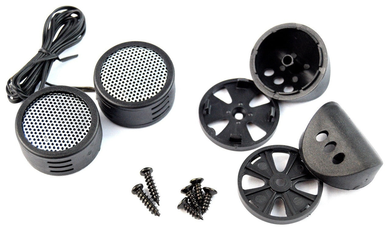 2 PACK 500w High Frequency Car Truck Stereo Super Tweeters Capacitors Included XTC-3300