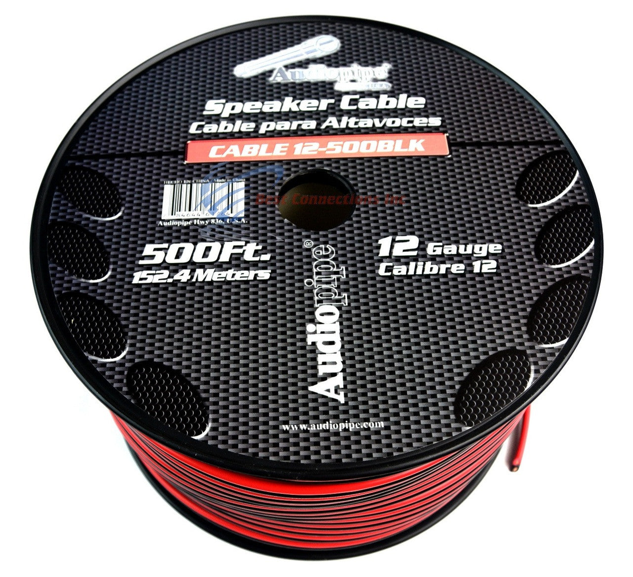 12 Gauge 500 Feet Red Black Speaker Zip Wire Cable Hobby Motorcycle Car Audio