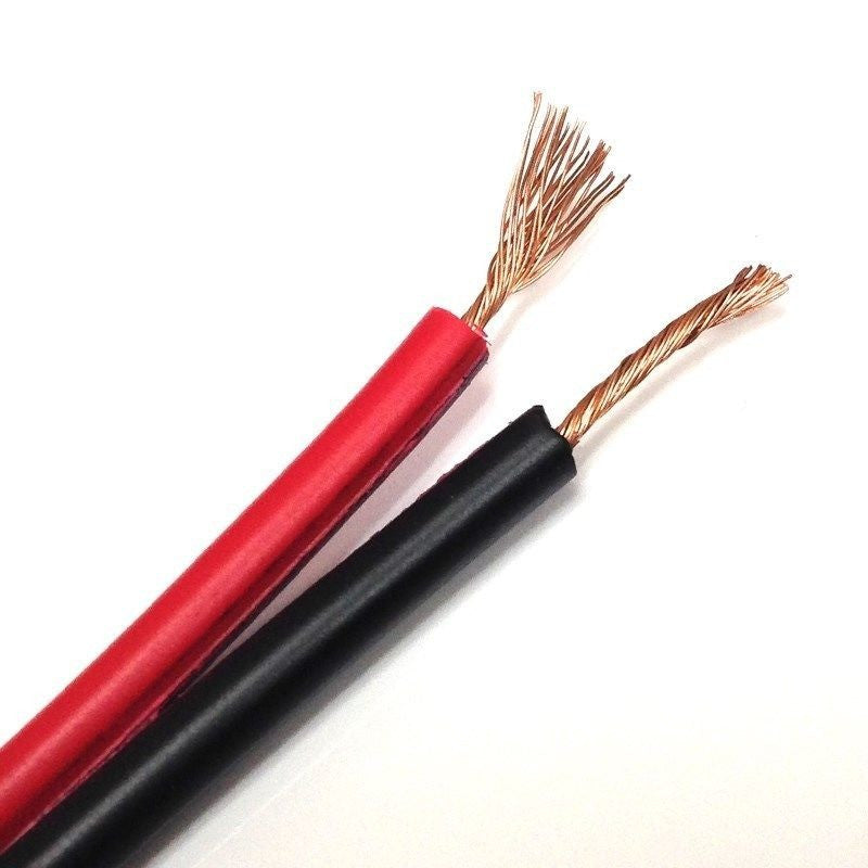 12 Gauge 50 Feet Red Black Stranded 2 Conductor Speaker Wire Car Home Audio 12V