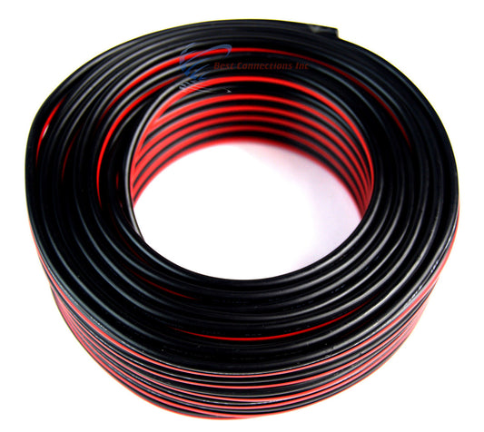 14 Gauge 50' Feet Red Black Stranded 2 Conductor Speaker Wire Car Home Audio