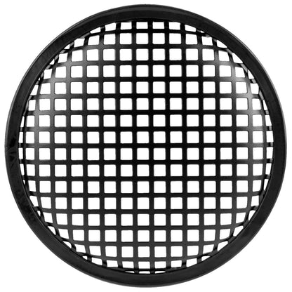 2 Pairs 8 Inch Subwoofer Metal Waffle Grills - Universal Speaker Cover Guard