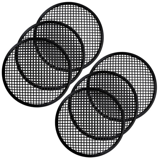 3 Pair 12 Inch Subwoofer Metal Waffle Grills - Universal Speaker Cover Guard