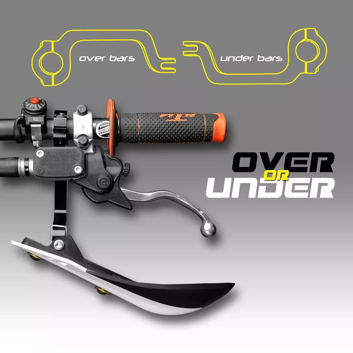 Cycra Rebound Handguard Kit with Alloy Mounts & Black Shields 1CYC-0226-12