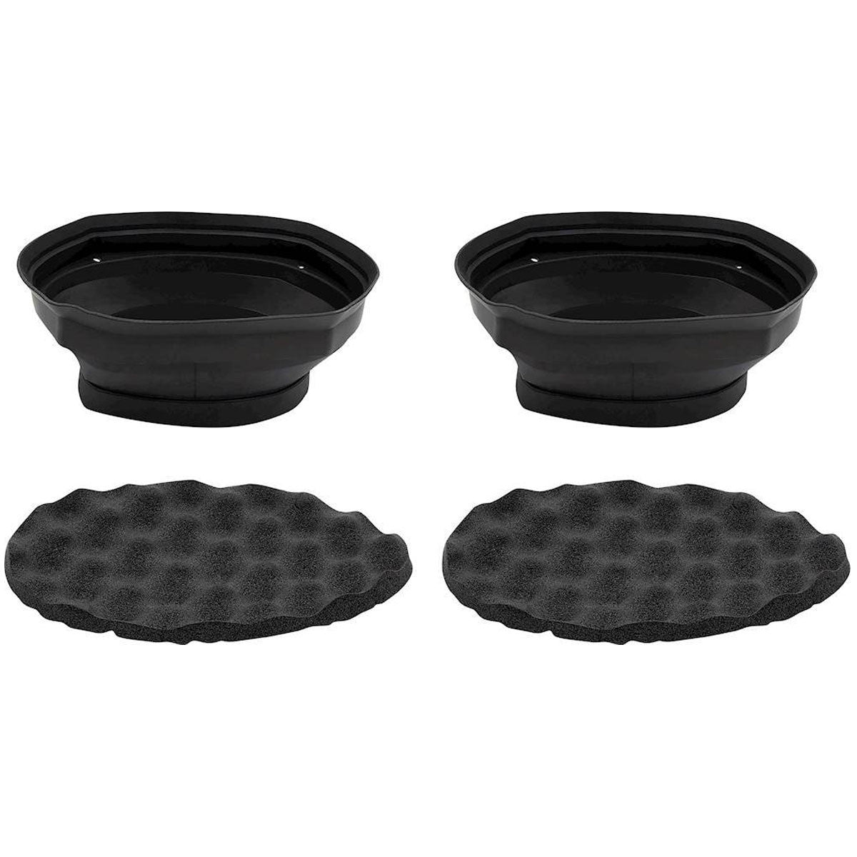 1 Pair 6 x 9" Silicone Speaker Baffle Kit Bass Reflex IBSBF69 by Install Bay