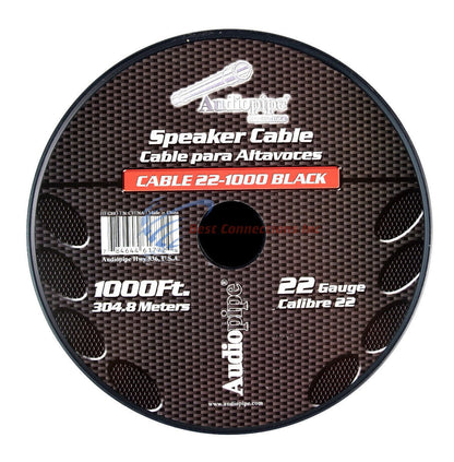 22 Gauge 1000 Feet Red Black Speaker Wire Audiopipe Zip Cable Copper Clad CCA