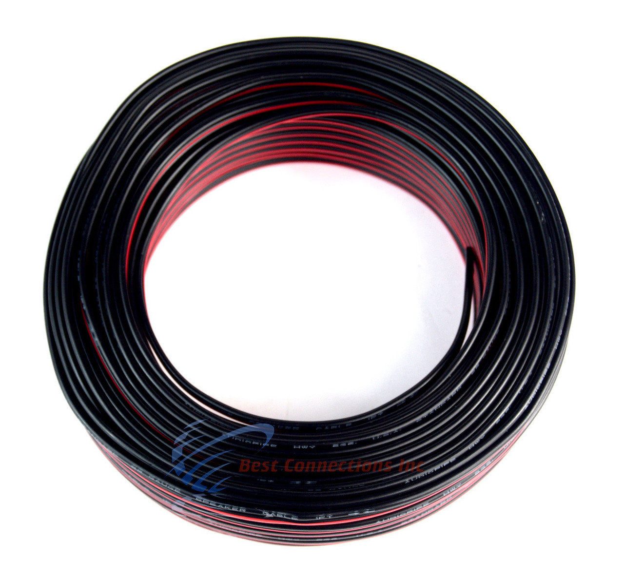 22 Gauge 100 Feet Red Black 2 Conductor Speaker Wire Copper Clad Aluminum CCA